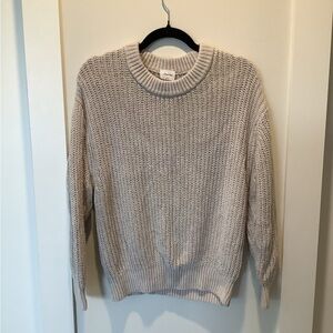 Wilfred Free Cream Knit Pullover